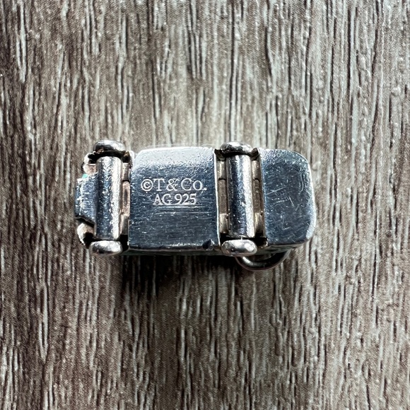 Tiffany & Co. blue enamel double decker bus charm - Picture 9 of 10